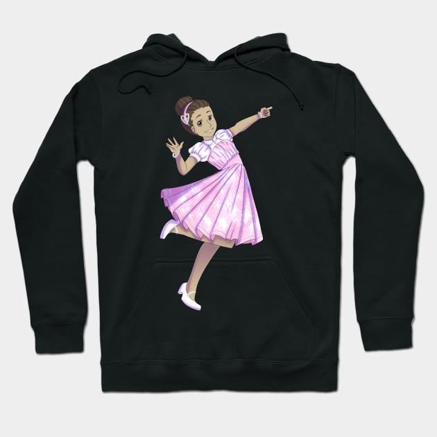 Sparkle Dress Girl Hoodie by LaurenPatrick